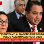 Alcalde de Gustavo A. Madero pide 980 millones de pesos adicionales para 2025