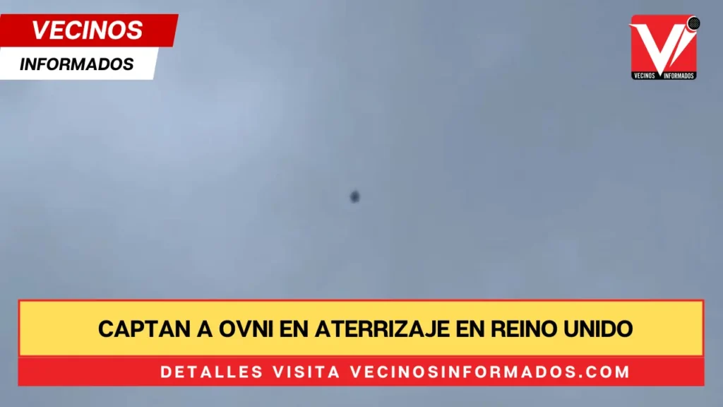 Captan a OVNI en aterrizaje en Reino Unido