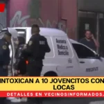 Intoxican a 10 jovencitos con aguas locas