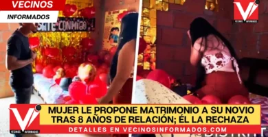 Mujer le propone matrimonio a su novio tras 8 años de relación; él la rechaza |VIDEO