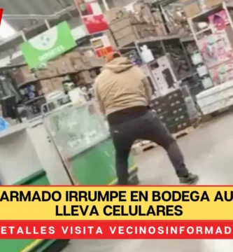 Comando armado irrumpe en Bodega Aurrera y se lleva celulares