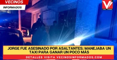 Jorge fue asesinado por asaltantes; manejaba un taxi para ganar un poco más