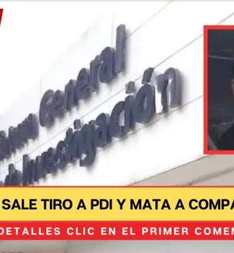 Se le sale tiro a PDI y mata a compañero