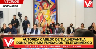 Autoriza cabildo de Tlalnepantla donativo para Fundación Teletón México