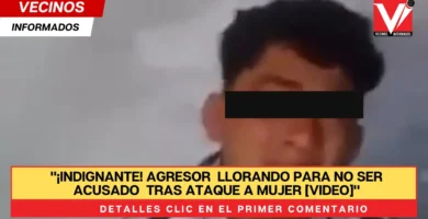 "¡Indignante! Agresor Llorando para no ser acusado Tras Ataque a mujer [VIDEO]"