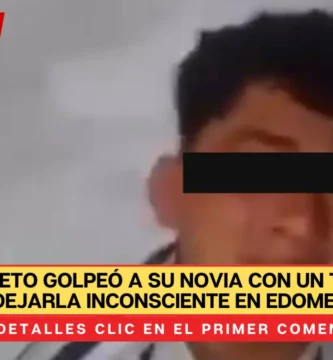 [VIDEO] Sujeto golpeó a su novia con un tubo hasta dejarla inconsciente en Edomex