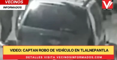 video: Captan robo de vehículo en Tlalnepantla