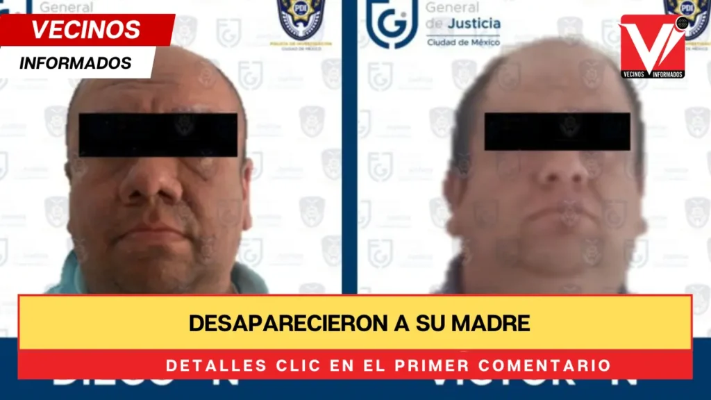 Desaparecieron a su madre