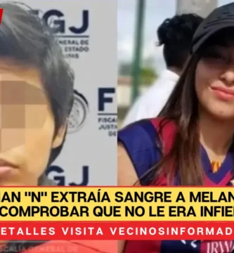 Christian "N" extraía sangre a Melanie para comprobar que no le era infiel
