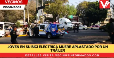 Joven en su bici eléctrica muere aplastado por un tráiler