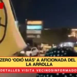 VIDEO: Pizzero ‘odió más’ a aficionada del América y la arrolla