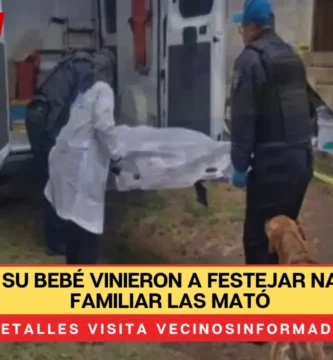 URGENTE: Minerva y su bebé vinieron a festejar Navidad y un familiar las mató