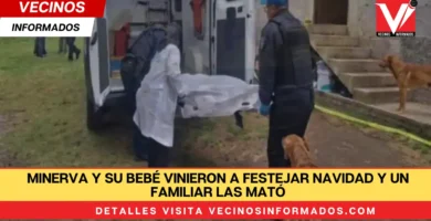URGENTE: Minerva y su bebé vinieron a festejar Navidad y un familiar las mató