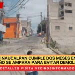 Edificio en Naucalpan cumple dos meses en colapso; dueño se ampara para evitar demolición