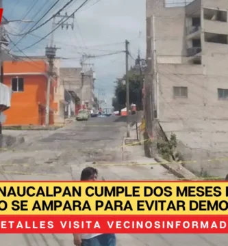 Edificio en Naucalpan cumple dos meses en colapso; dueño se ampara para evitar demolición