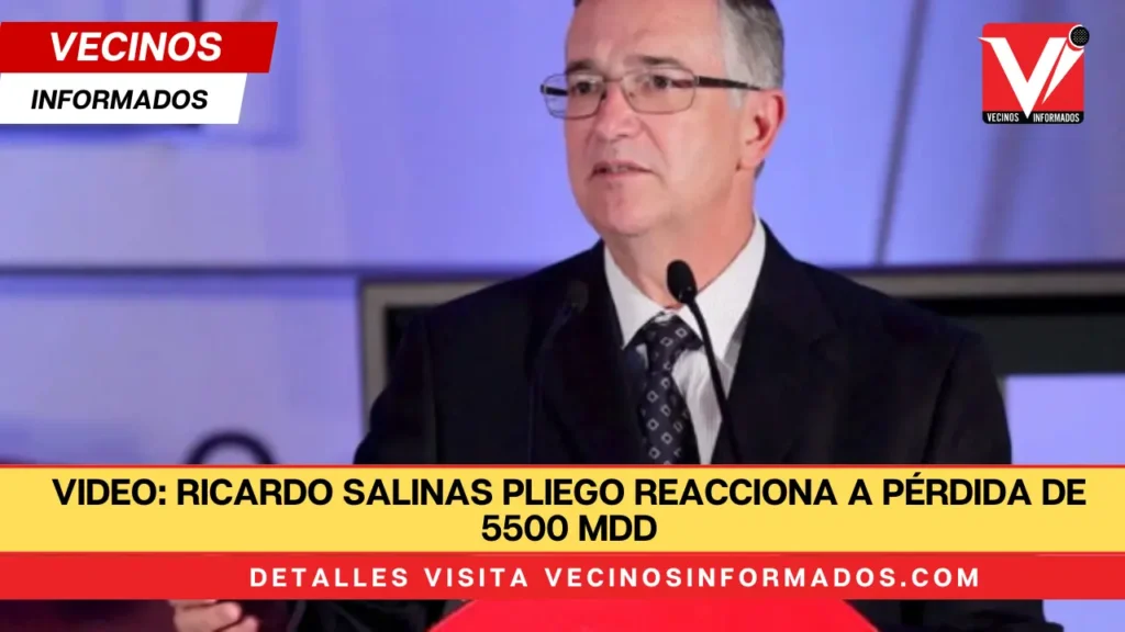 VIDEO: Ricardo Salinas Pliego reacciona a pérdida de 5500 mdd