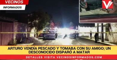 Arturo vendía pescado y tomaba con su amigo; un desconocido disparó a matar