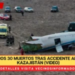 Al menos 30 muertos tras accidente aéreo en Kazajistán (VIDEO)