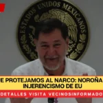 No es que protejamos al narco: Noroña rechaza injerencismo de EU