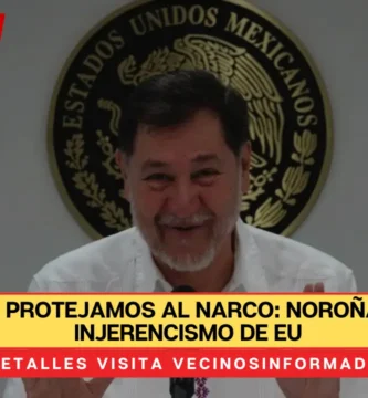 No es que protejamos al narco: Noroña rechaza injerencismo de EU