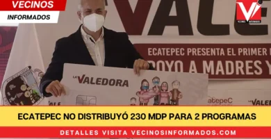 Ecatepec no distribuyó 230 mdp para 2 programas