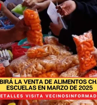 SEP prohibirá la venta de alimentos chatarra en escuelas en marzo de 2025