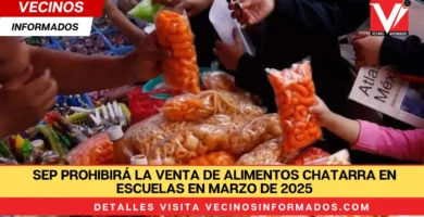 SEP prohibirá la venta de alimentos chatarra en escuelas en marzo de 2025