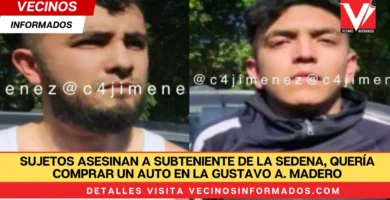 Sujetos asesinan a subteniente de la SEDENA, quería comprar un auto en la Gustavo A. Madero