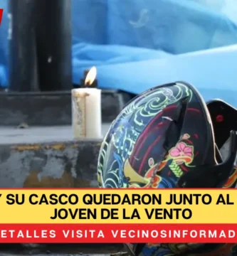 Una vela y su casco quedaron junto al cuerpo del joven de la Vento