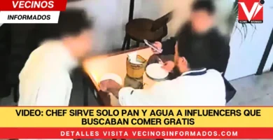 VIDEO «Muy bien, que se vayan a trabajar»: Chef sirve solo pan y agua a influencers que buscaban comer gratis