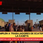 No les cumplen a trabajadores de Ecatepec, toman la caseta