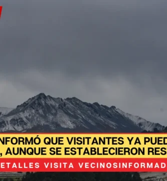 PC EdoMéx informó que visitantes ya pueden ingresar al coloso, aunque se establecieron restricciones.