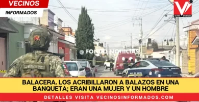 BALACERA. Los acribillaron a balazos en una banqueta; eran una mujer y un hombre