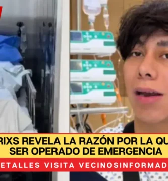 VIDEO Sonrixs revela la razón por la que tuvo que ser operado de emergencia