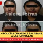 Detienen a 4 policías de CDMX cuando le sacaban la gasolina a las patrullas