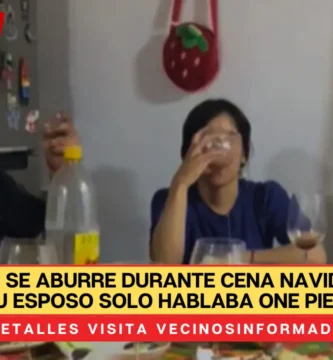 VIDEO Mamá se aburre durante cena navideña porque su esposo solo hablaba One Piece