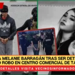 Liberan a Melanie Barragán tras ser detenida por presunto robo en centro comercial de Tamaulipas