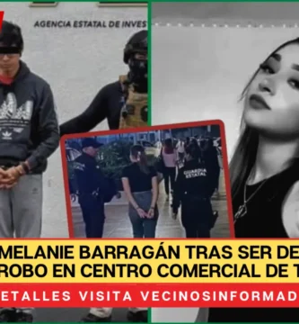 Liberan a Melanie Barragán tras ser detenida por presunto robo en centro comercial de Tamaulipas