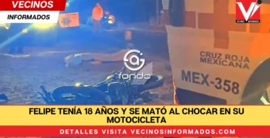 Felipe tenía 18 años y se mató al chocar en su motocicleta