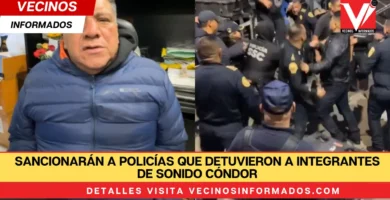 Sancionarán a policías que detuvieron a integrantes de Sonido Cóndor