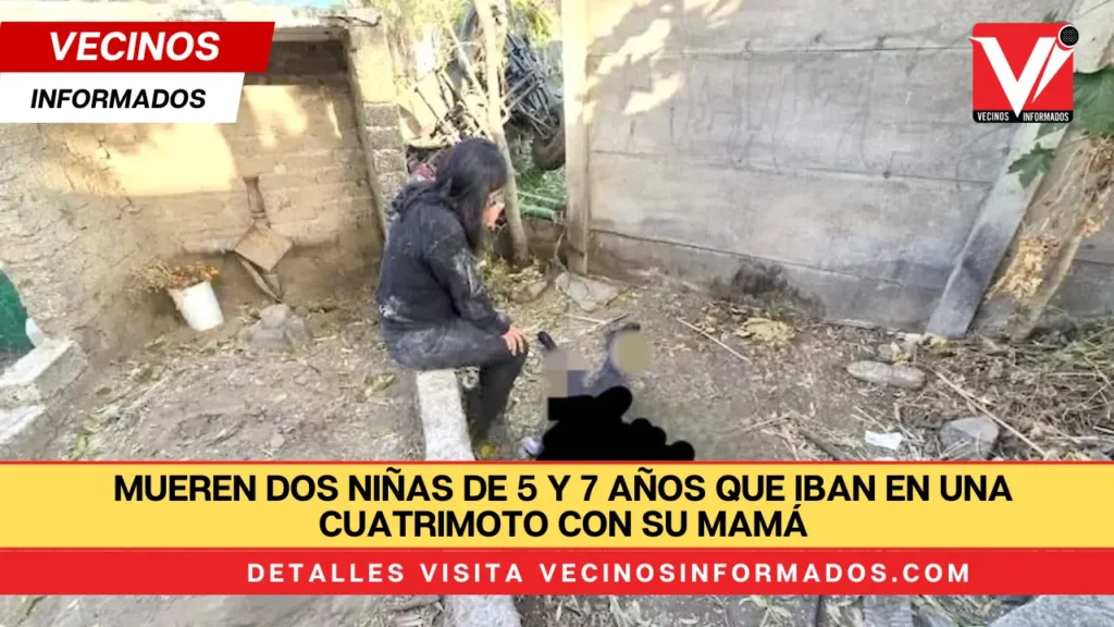 TRAGEDIA. Mueren dos niñas de 5 y 7 años que iban en una cuatrimoto con su mamá