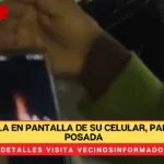 Usa vela en pantalla de su celular, para pedir posada