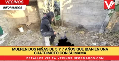 TRAGEDIA. Mueren dos niñas de 5 y 7 años que iban en una cuatrimoto con su mamá