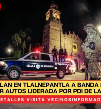 Desarticulan en Tlalnepantla a banda dedicada a robar autos liderada por PDI de la CDMX