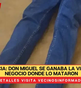 INJUSTICIA: Don Miguel se ganaba la vida en su negocio donde lo mataron