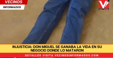 INJUSTICIA: Don Miguel se ganaba la vida en su negocio donde lo mataron