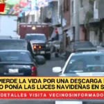 Hombre pierde la vida por una descarga eléctrica cuando ponía las luces navideñas en su casa en CDMX