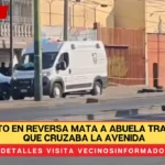 VIDEO: Auto en reversa mata a abuela trabajadora que cruzaba la avenida