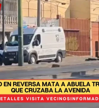 VIDEO: Auto en reversa mata a abuela trabajadora que cruzaba la avenida