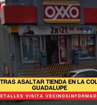 Cae ex reo tras asaltar tienda en la col. Chalma de Guadalupe, en la Gustavo A. Madero
